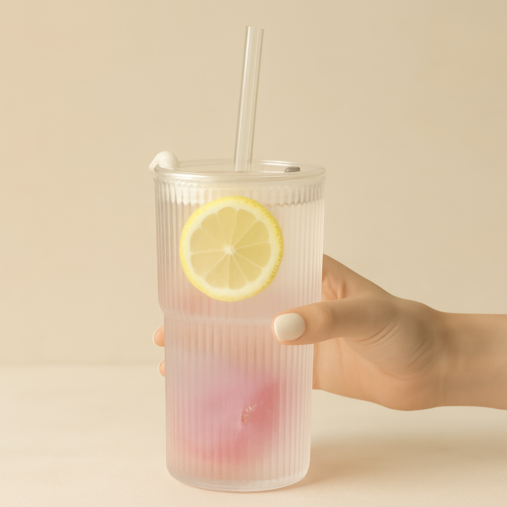 Glassly™  Reusable Glass Cup