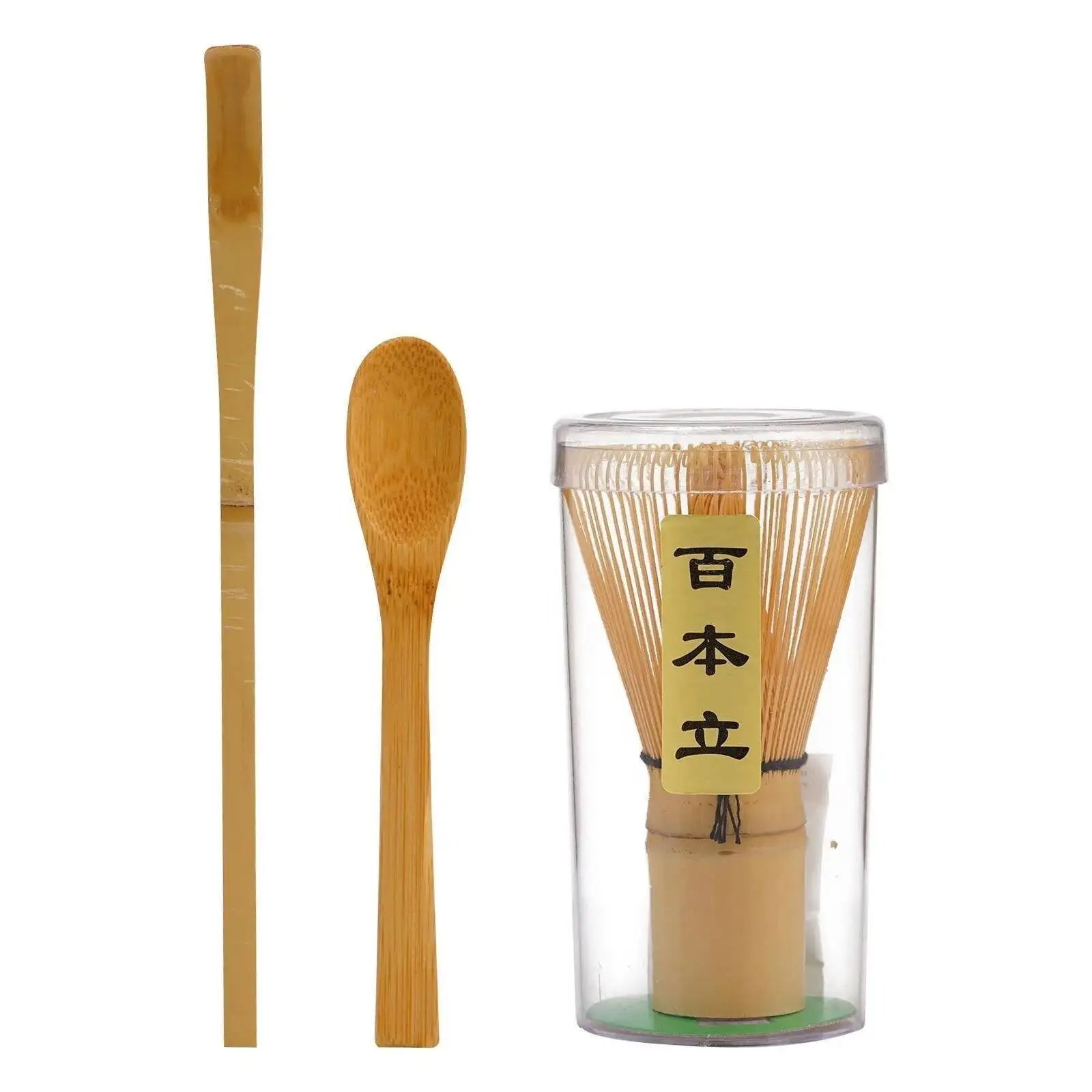 Tea Spoon Set Matcha Set Bamboo Tranditional Tea Sets Home Tea-Making Tools Accessories Pp Resin Tea Whisk Tea Brush