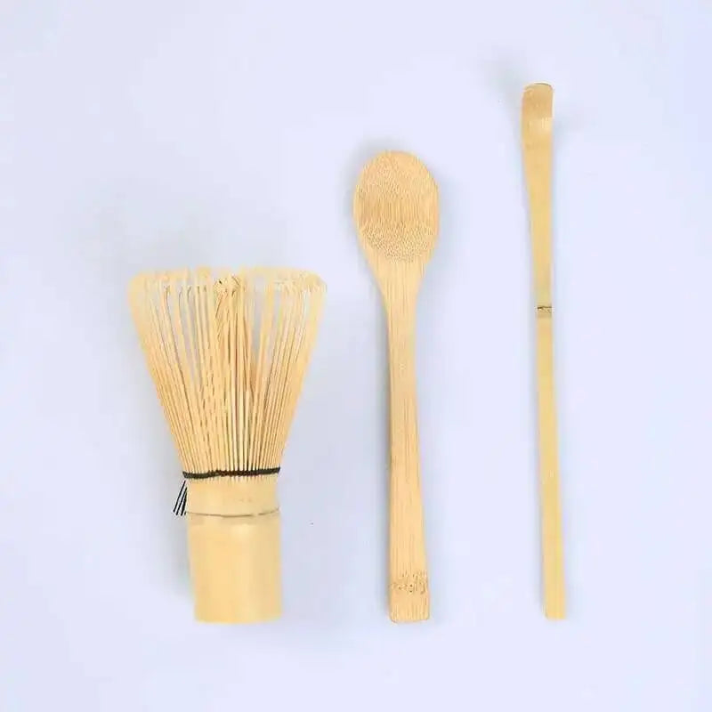 Tea Spoon Set Matcha Set Bamboo Tranditional Tea Sets Home Tea-Making Tools Accessories Pp Resin Tea Whisk Tea Brush